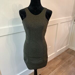 BCBGeneration Gray Sleeveless Bodycon Mini Dress